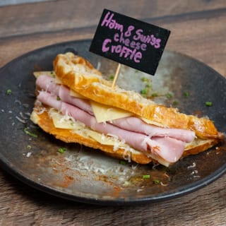 Ham & Swiss Croffle