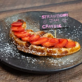 Strawberry & Jam Croffle