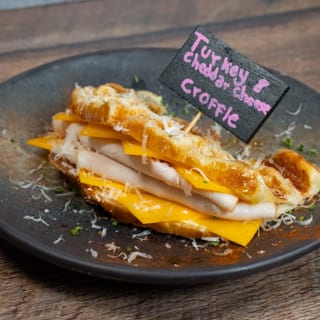Turkey & Cheddar Croffle