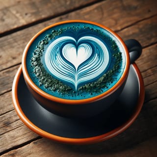 Blue Spirulina Latte